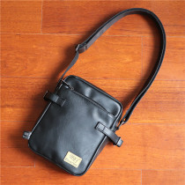 threebox mens bag vertical shoulder bag small leather bag Mens bag Japan and South Korea oblique cross messenger bag casual tide brand small bag