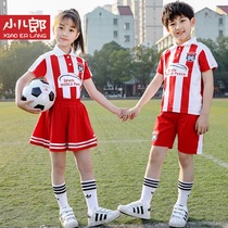 2021 Summer elementary school uniforms class clothes sports suit childrens football performance clothes girl dress kindergarten clothes