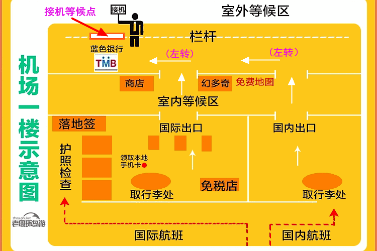 普吉机场接机示意图