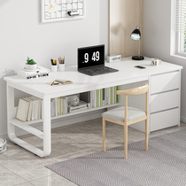 Office computer desk desktop home learning bedroom living room simple ins long table rental house simple small table