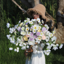 ins Nordic snow snowfall designer emulated florist bouquet of flowers and travel pictures Props Decorations Living-room Soft-mounted