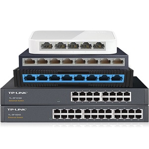 TP-LINK千兆百兆网络交换机4-5-8-9-10口网线分线器集线器监控分流器家用商用企业级办公电脑上网TL-SG1005M