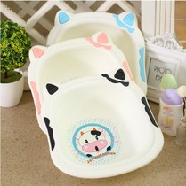 Dudi childrens small washbasin cartoon baby Basin foot basin newborn baby washbasin PP thickened material