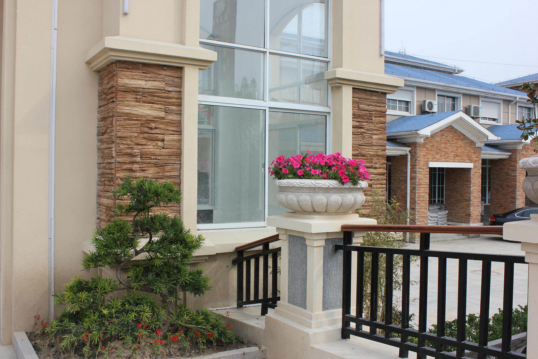 艺和园文化石人造文化石文仿古砖背景墙别墅外墙木纹石6033