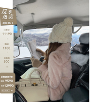 CC fur first ferret new imported purple standard mink coat mink fur coat young women