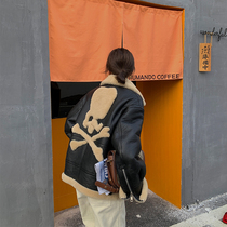 CC fur pirate captain imported Merino fur fur coat female young couples