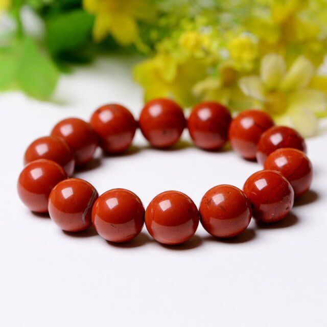 永贵开光红竹石手链影子石手链石碑护身符化解苦情痣情侣手串