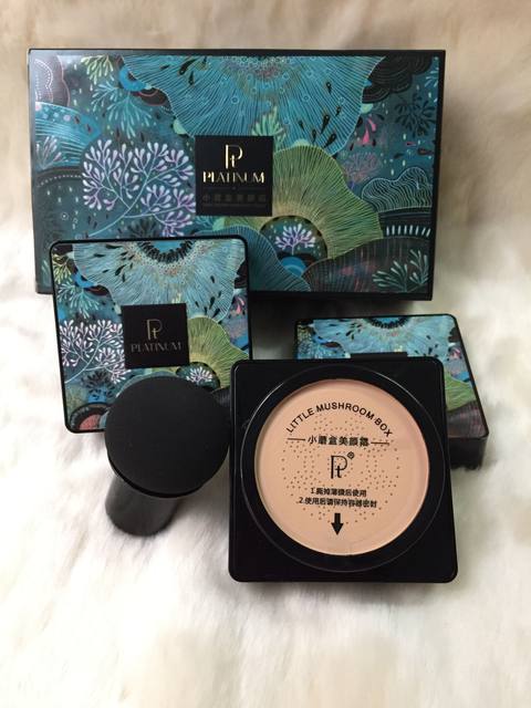 Platinum pt little magic box beauty cream little mushroom cc liquid foundation air cushion cream moisturizing concealer ຕິດທົນນານ