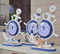 Mediterranean style home decoration hand-painted features creative clock pendulum rudder anchor pendulum pendulum jewelry