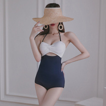 MeiYi New Simple Colorful Connection Bikini Closed Small Bones Closed and Closed Swimsuit Woman