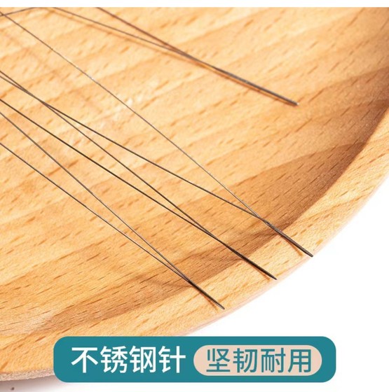수제 DIY, 중간 개구부 구슬 침투 바늘, 납 얇은 바늘 탄성, 열린 구슬 바늘, 초산 및 긴 수제 DIY, 중간 개구부 구슬 침투 바늘, 납 얇은 바늘 탄성, 열린 구슬 바늘, 초산 및 긴