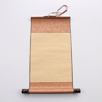 2 Jinling mini scroll childrens ink calligraphy Chinese painting paper-cut framing blank rice paper painting axis