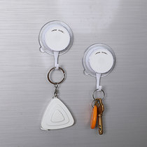 4 Rotating Suction Cups Hooks Free From Punching Without Mark Bathrooms Sticky Hook Free Of Wall Wall-mounted Suction Cup Hooks Powerful