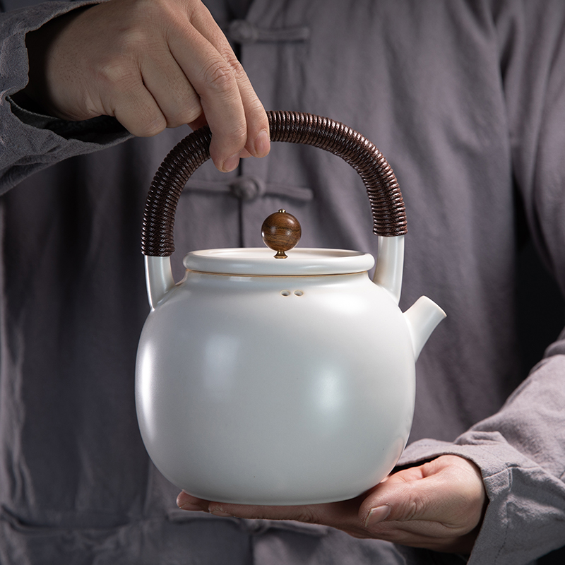 Electric ceramic POTS make tea tea stove kettle specialized ceramic POTS soda glaze the slice cooked this teapot set tea tea