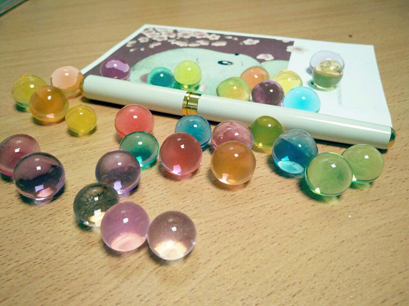 海洋水晶珠水弹珠动物花水培植物吸水珠泡大球膨胀球儿童玩具包邮