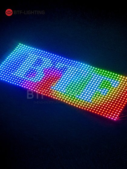 LED 실내 풀 컬러 WS2812B 디스플레이 20x50cm 크기 소프트 RGB 라이트 소스 5V 내장 칩 픽셀 화면 LED 실내 풀 컬러 WS2812B 디스플레이 20x50cm 크기 소프트 RGB 라이트 소스 5V 내장 칩 픽셀 화면