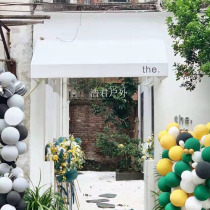 Clothing store decoration awning door head awning trapezoidal awning custom awning French shed European fixed shed awning