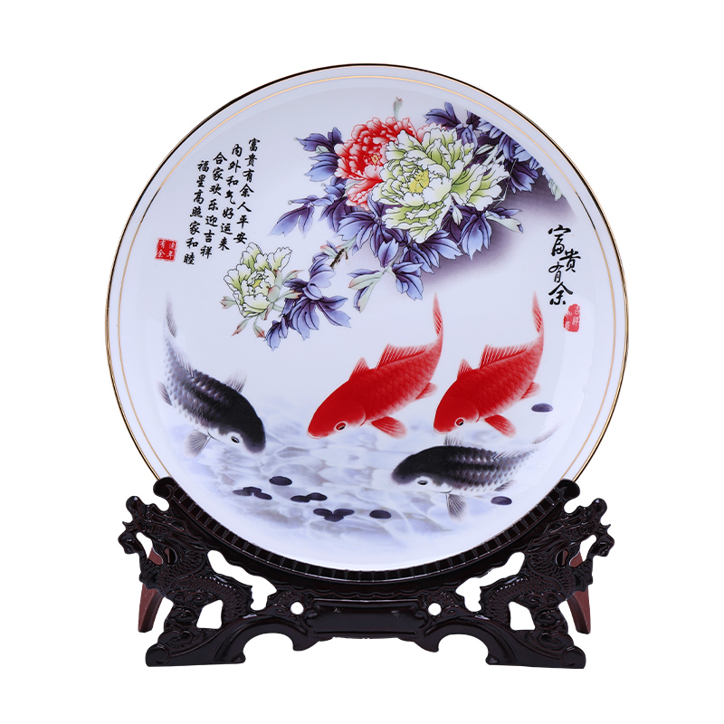 Jingdezhen ceramic hang dish place decoration plate well - off up phnom penh ipads porcelain Chinese key-2 luxury household act the role ofing is tasted