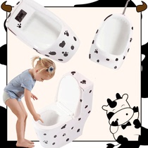 Dairy Cow is a cartoon themed child Small toilet Mini small poop induction Colour Toilet Kindergarten