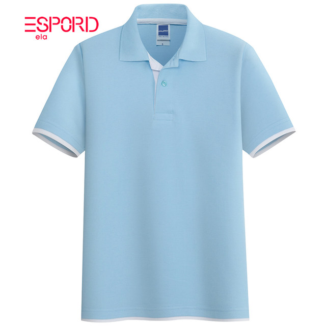 POLO shirt men's lapel short-sleeved T-shirt pique cotton old-middle-aged dad summer clothes custom-made LOGO collared T-shirt