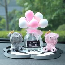 Car perfume car interior accessories decoration creative beautiful cute bear doll balloon car decoration supplies