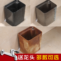 Small size mop pool table control ceramic mop pool Courtyard mop pool Large diameter filter antique mop basin