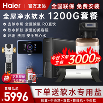 Haier Full House Water Purification Soft Water System Water Purifier Big Flow Straight Drinking Smart Appliances Softener Filter Suit