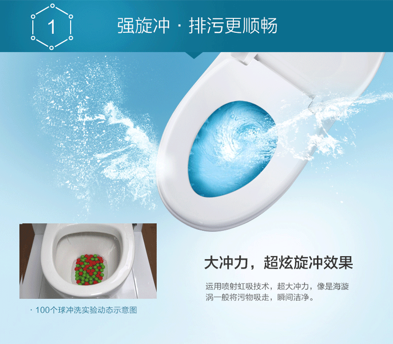 jomoo九牧 陶瓷抽水马桶 普通坐厕坐便器 虹吸式座便器 11172-2-1/41z