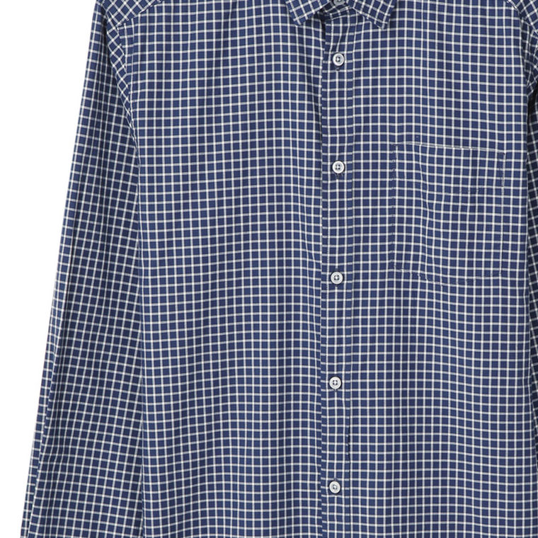 聚 【折】ESPRIT男士细小格纹商务衬衫-025EE2F022吊牌价499
