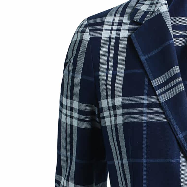 新品ESPRIT男士时尚格纹通勤款西装-055EE2G001C吊牌价1299