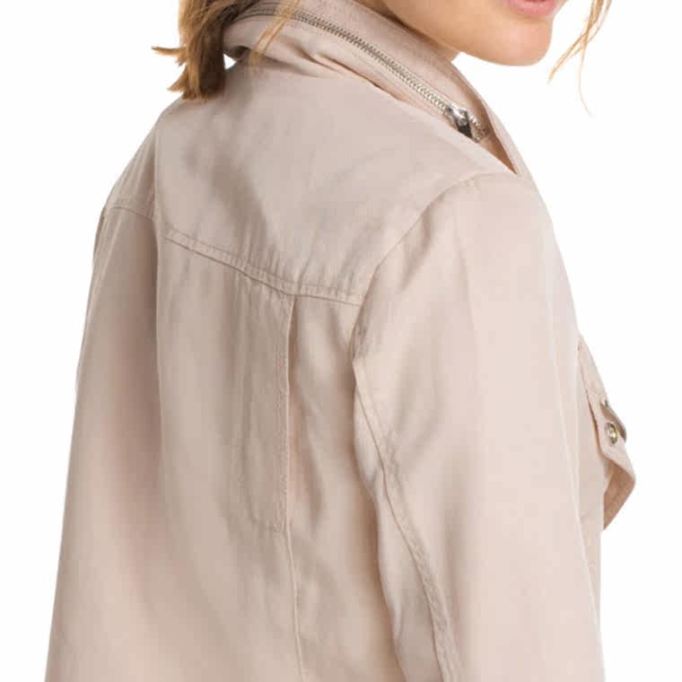 【折】ESPRIT女士时尚素雅百搭款长袖短夹克-045EE1G001吊牌价899