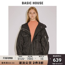 Basic House a hundred good womens winter shopping mall with Down Jacket Womens hooded fashion coat HTDJ721B