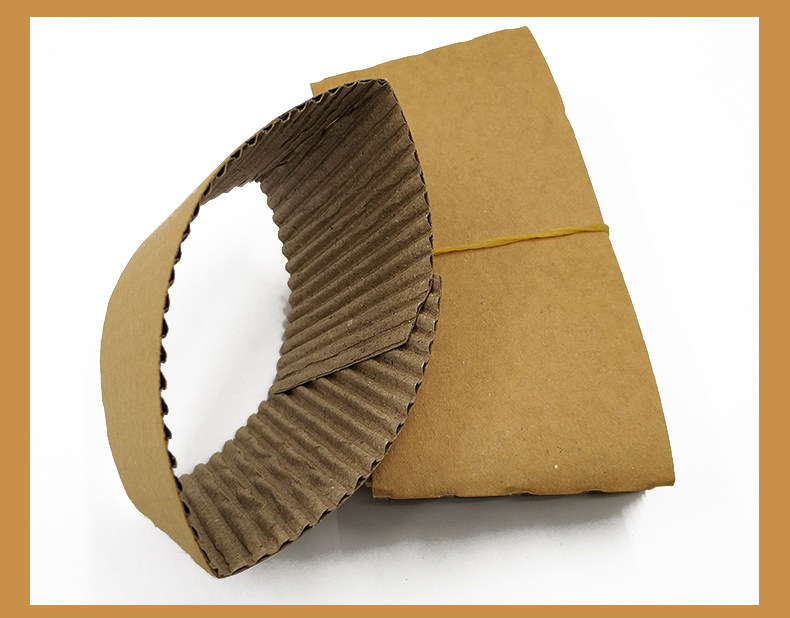 一次性瓦楞纸杯套90杯托奶茶咖啡95保护套隔热防烫防水98通用