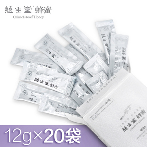 慈生堂结晶蜂蜜成熟天然无添加农家自产土便携袋装240g高酶160+纯