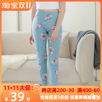 Italian womens pure cotton long johns single pants underwear cotton wool pants leggings comfortable to wear without velvet