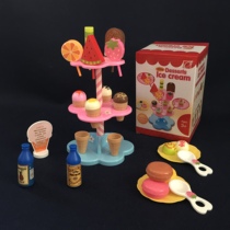 Childrens house ice cream ice cream toy set girl doll home simulation food model ice cream rack