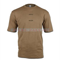 New German military version of sand color short sleeve German imported pure cotton khaki sweat-absorbing quick-drying T-shirt slim stretch