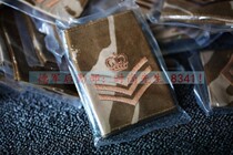 New British Army version of desert sergeant rank military fan embroidery wear-resistant anime epaulettes badge rank