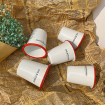 Memories of Ou Dan Lais household beer red wine milk enamel enamel mug mug