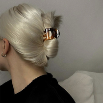 Back of the head small hairpin Net red 2021 New European and American cold wind hair less ins Wind catch shark clip