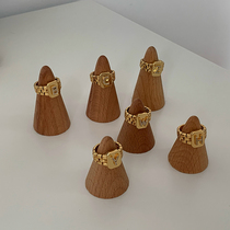 Wearring 26 English letter ring ins tide couple niche design fashion Diamond adjustable chain