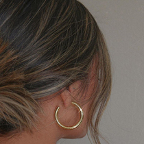 Wearring European and American fashion simple big ring ring ring female hollow 2021 New Tide gilded hoop