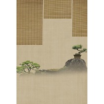 Chinese style family portrait painting Cheongsam background costume painting background paper Photo studio wedding costume background paper