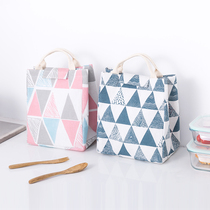 Lunch box bag Insulation bag Bento handbag Korean version fresh bento bag Waterproof aluminum foil thickened tote bag work bag