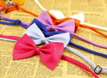 Pet bow tie bow Teddy Bomei dress up accessories cat jewelry collar floral headdress