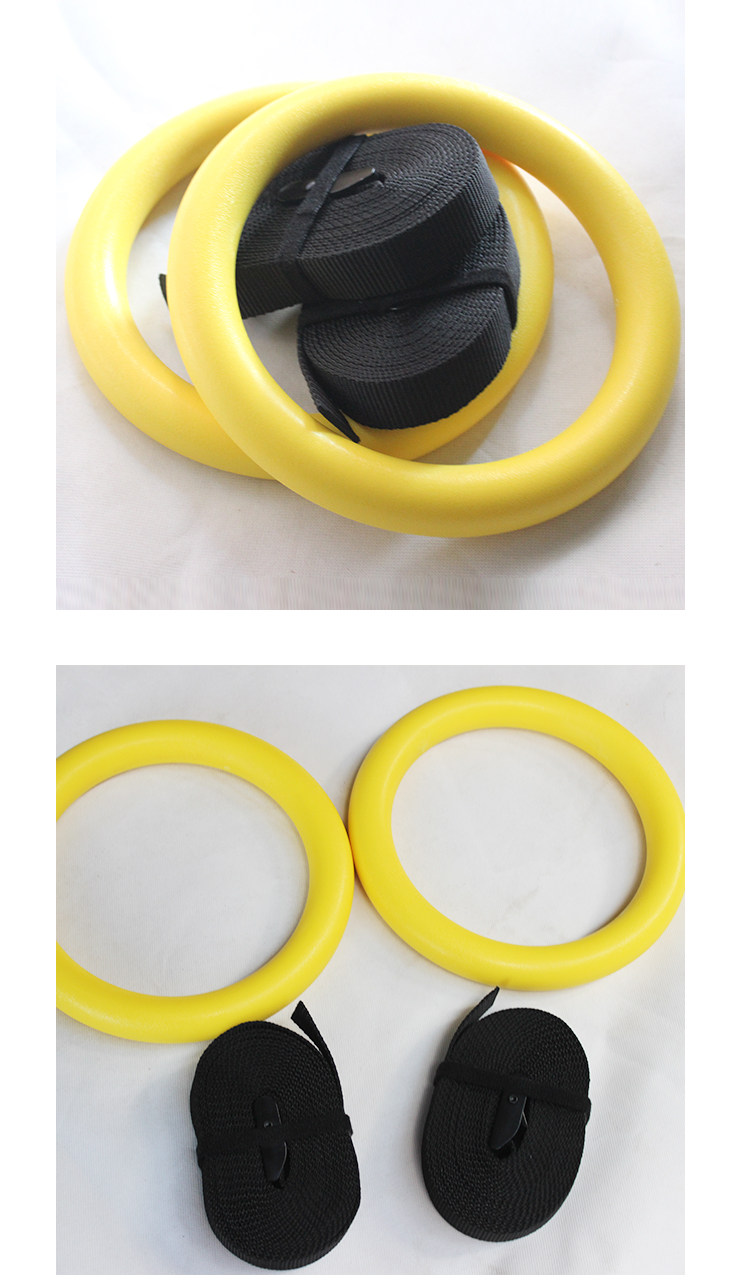 体操吊环室内外训练健身器材成人家用悬挂式引体向上儿童拉伸单杠