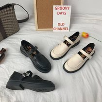 Day Department Soft Sister Original Cebu Lovely JK Little Leather Shoes Woman Retro Clasp Mary Precious Shoes Han Edition Thick Undergirl Single Shoes