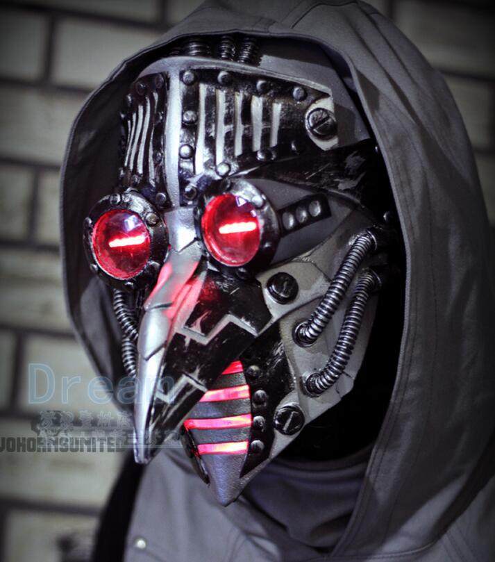 b卷机械朋克饰品之科幻末世风头饰服饰漫画插画绘画游戏cg素材