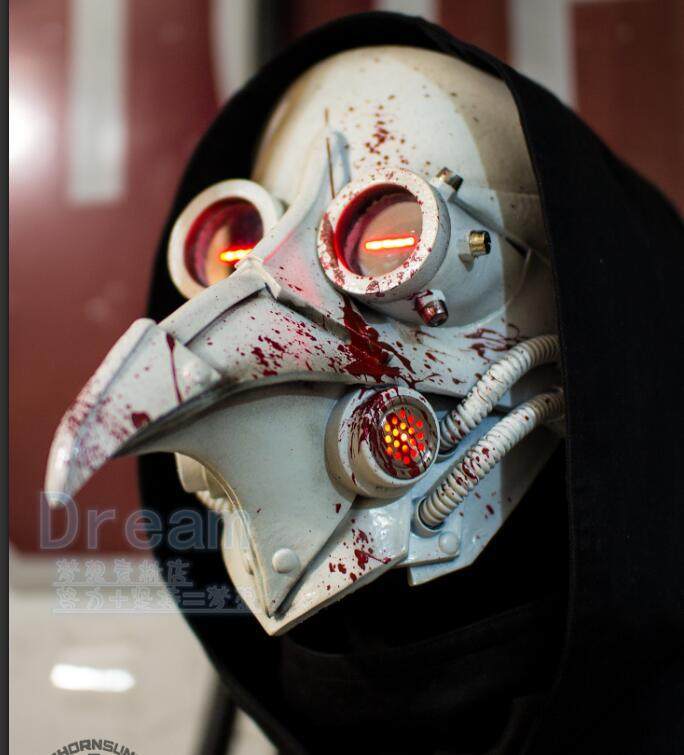 b卷机械朋克饰品之科幻末世风头饰服饰漫画插画绘画游戏cg素材