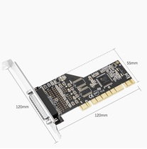 PCI to parallel port card desktop parallel card DB25 hole LPT MCS9865IV chip pci LPT printing